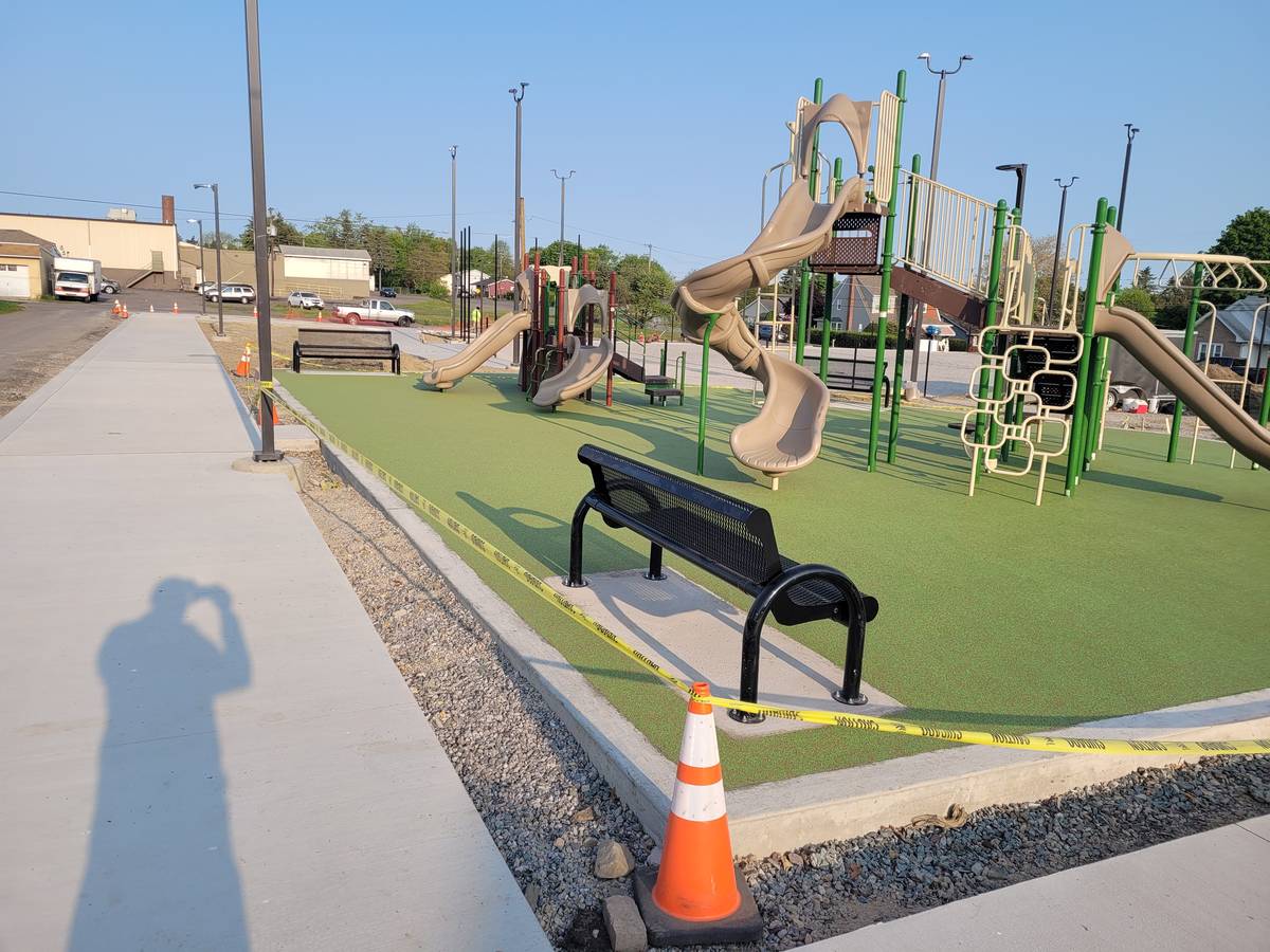 Playground at 12th Ward Park, Hazleton