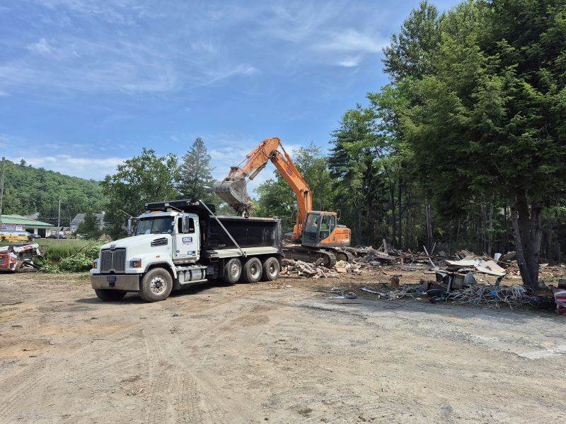 Site work at AutoZone build, Stroudsburg