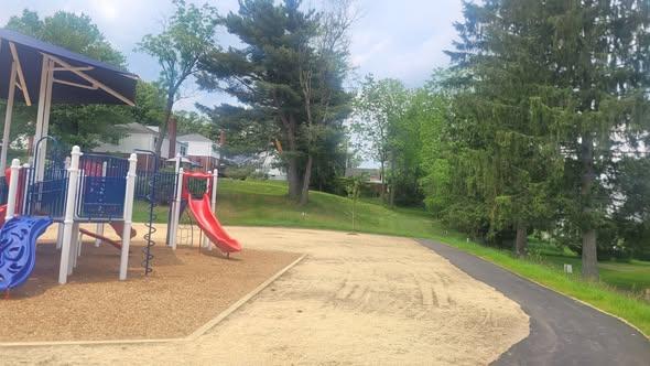 Playground area at Dallas Memorial Park