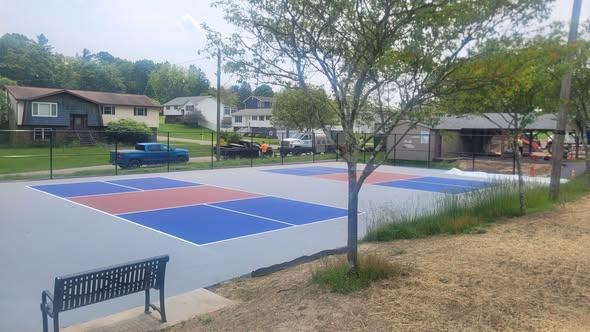 New basketball and pickleball courts at Dallas Memorial Park